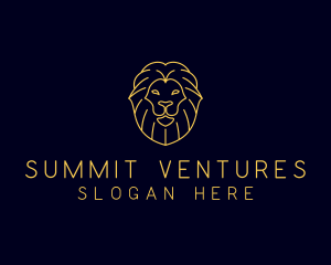 Wild Lion Animal logo design