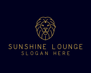 Wild Lion Animal logo design