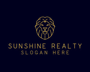 Wild Lion Animal logo design