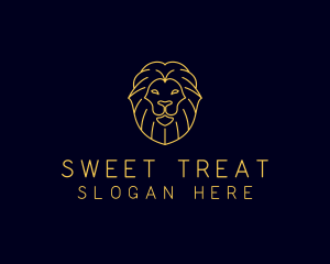 Wild Lion Animal logo design