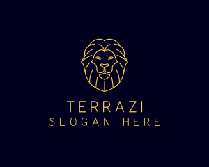 Wild Lion Animal logo design