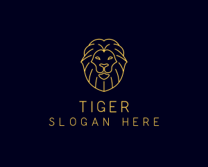 Wild Lion Animal logo design