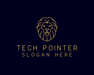 Wild Lion Animal logo design