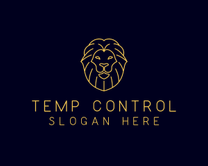 Wild Lion Animal logo design