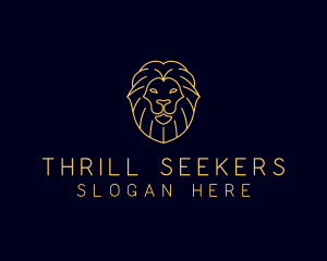 Wild Lion Animal logo design