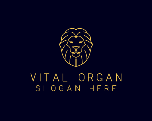 Wild Lion Animal logo design