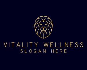 Wild Lion Animal logo design