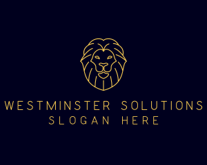 Wild Lion Animal logo design