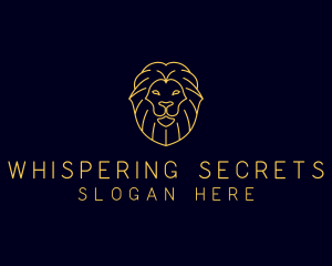 Wild Lion Animal logo design