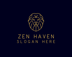 Wild Lion Animal logo design