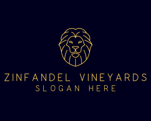 Wild Lion Animal logo design