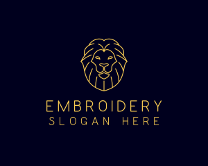 Wild Lion Animal logo design