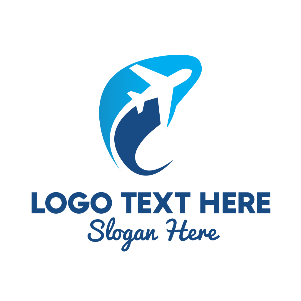 Flying Airplane Outline Logo | BrandCrowd Logo Maker | BrandCrowd