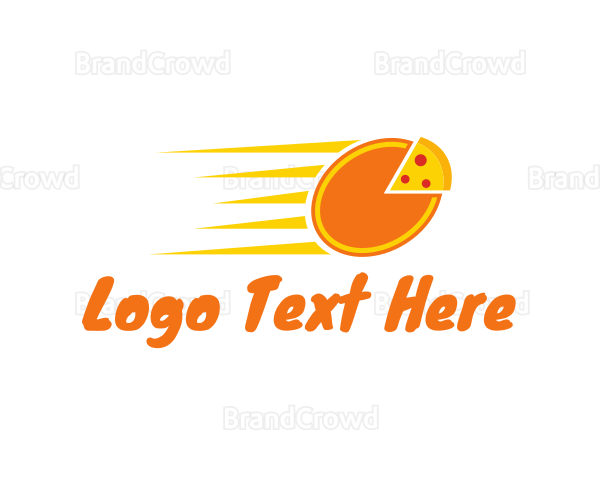 Fast Pizza Delivery Logo
