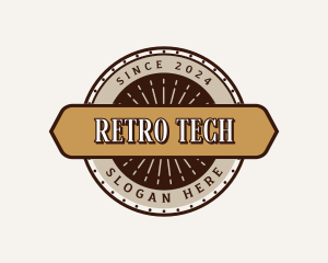 Vintage Retro Business logo design