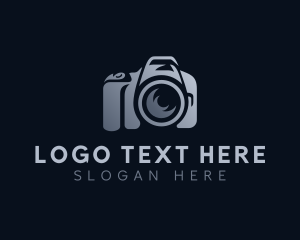 Photo Media Camera logo design