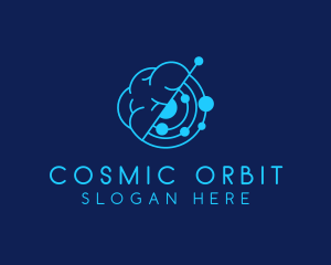 Brain Scan Orbit logo design