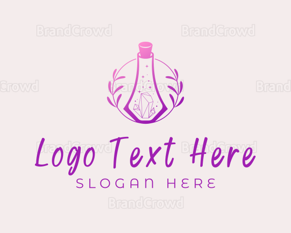 Jewelry Perfume Gemstone Bottle Logo