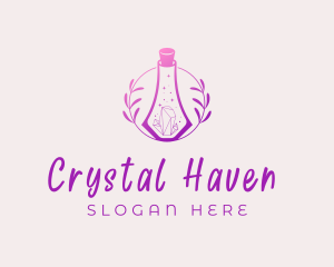 Jewelry Perfume Gemstone Bottle logo design