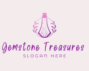 Jewelry Perfume Gemstone Bottle logo design