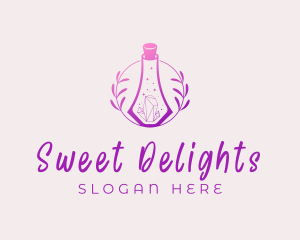 Jewelry Perfume Gemstone Bottle logo design