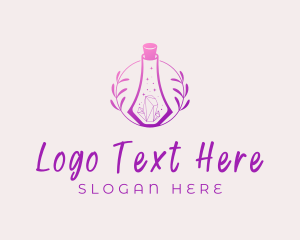 Gemstone - Jewelry Perfume Gemstone Bottle logo design