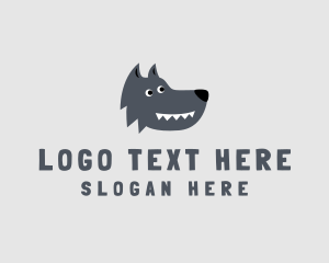 Growl - Canine Alpha Wolf logo design