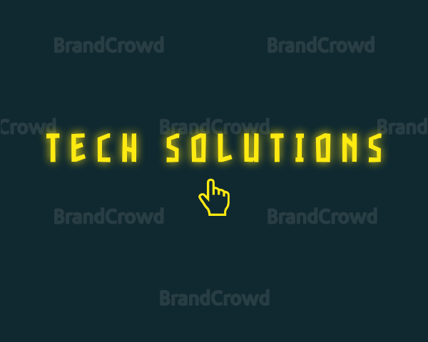 Yellow Click Wordmark Logo