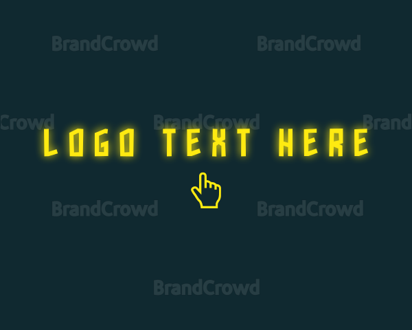 Yellow Click Wordmark Logo