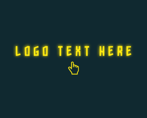 Yellow Click Wordmark Logo