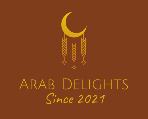 Arab - Ramadan Moon Decoration logo design