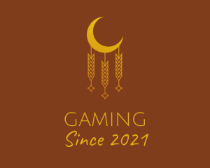 Middle East - Ramadan Moon Decoration logo design