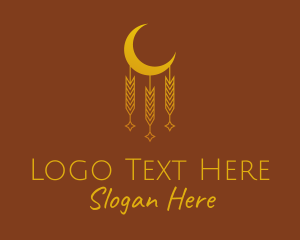 Ramadan Moon Decoration Logo