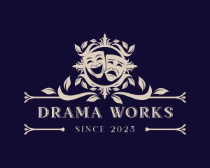 Drama - Face Mask Art Theatre logo design