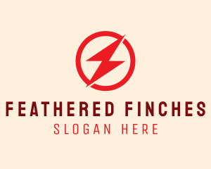 Fast Lightning Bolt logo design