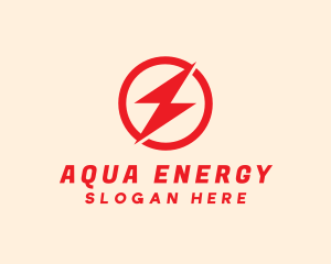 Lightning Bolt Energy logo design