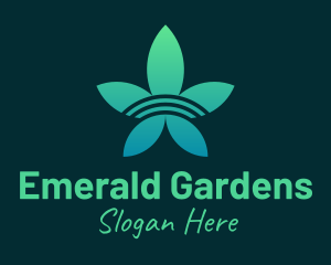 Natural Wellness Garden logo design