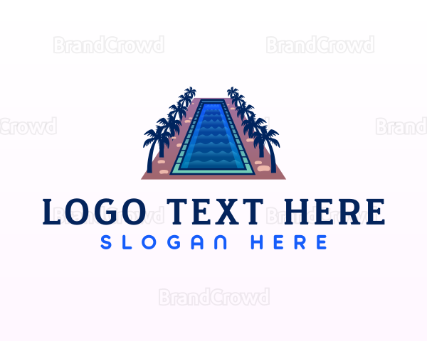 Swimming Pool Outdoor Logo