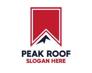 Red Mountain Peak logo design