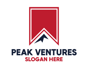 Red Mountain Peak logo design