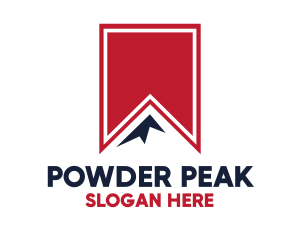 Red Mountain Peak logo design