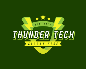Thunder - Thunder Shield Gaming logo design