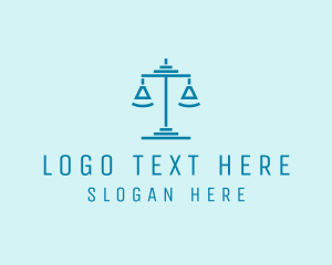 Justice Scale - Scale Law Firm logo design