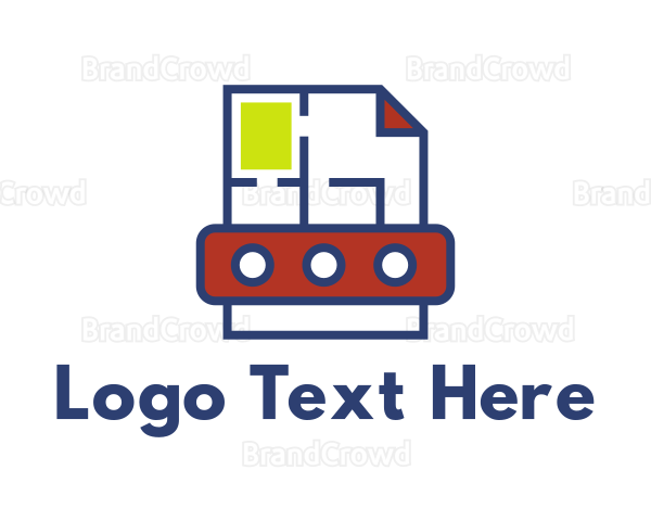 Modern Page Layout Logo