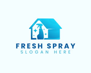 Spray Home Sanitation logo design