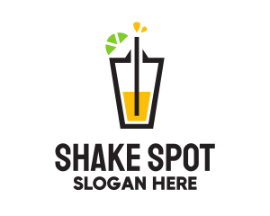 Shake - Lemon Lime Juice logo design