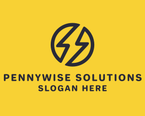 Budget - Electric Power Energy logo design