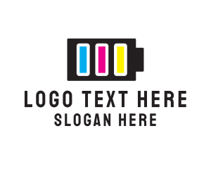 Printing - Battery Ink Printing logo design