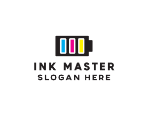 Battery Ink Printing  logo design