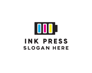 Battery Ink Printing  logo design